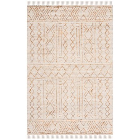 Safavieh 6 x 6 ft. Natural Fiber Global Hand Loomed Square Rug Natural & Beige NFB409A-6SQ